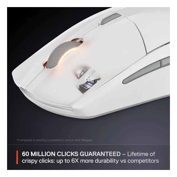 Steelseries Rival 3 Gen 2 Beyaz RGB Optik Kablosuz Oyuncu Mouse - Görsel 6