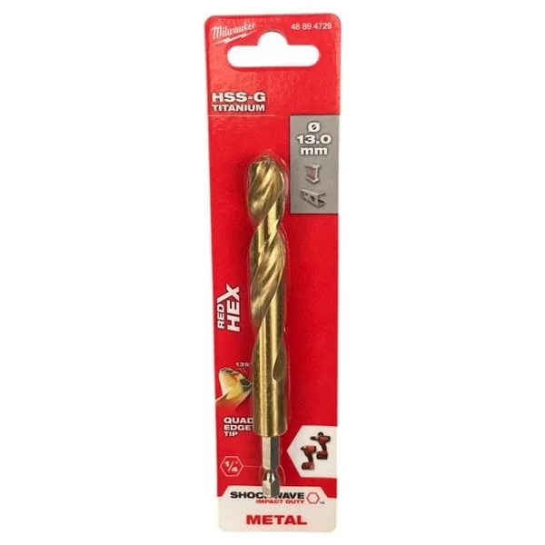 Milwaukee T48894729 Hex Girişli 13 Mm Metal Matkap Ucu - Görsel 2