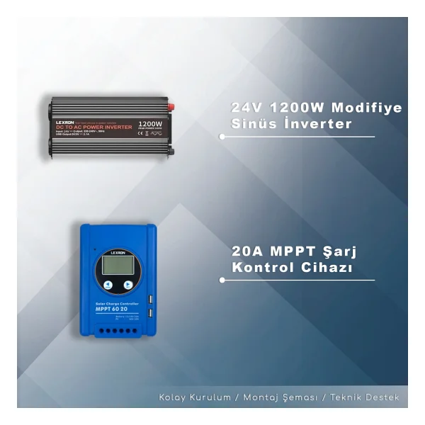 Matech 3 Kw Solar Paket Sistem (3000w/Gün) - Görsel 3