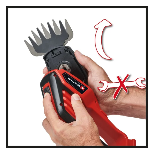 Einhell Ge-Cg 18/100 Li Tek Akülü 2.5 Ah Çim Ve Çalı Makası - Görsel 5