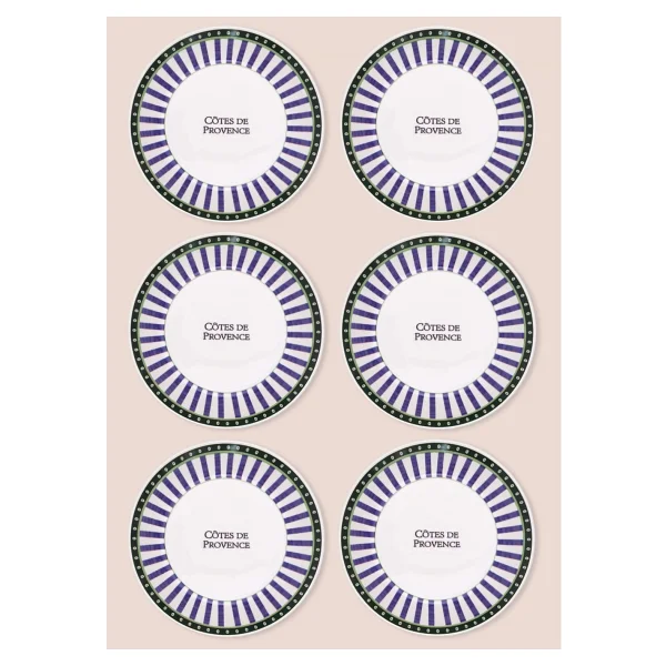 The Mia Provence 20 Cm 6'lı Yemek Tabağı - Görsel 5