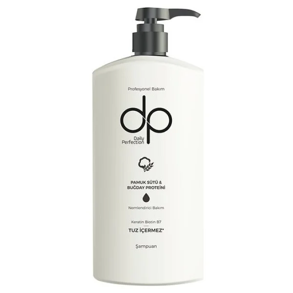Dp Daily Perfection Pamuk Sütü Ve Buğday Proteini Tuzsuz Şampuan 800 Ml - Görsel 4
