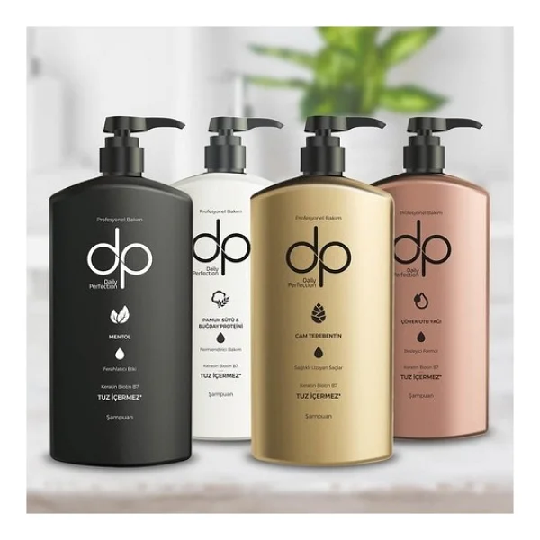 Dp Daily Perfection Pamuk Sütü Ve Buğday Proteini Tuzsuz Şampuan 800 Ml - Görsel 2