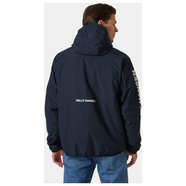 Helly Hansen Ervik Insulated Rain HHA.53983-597 Kapüşonlu Lacivert Erkek Yağmurluk - Görsel 3