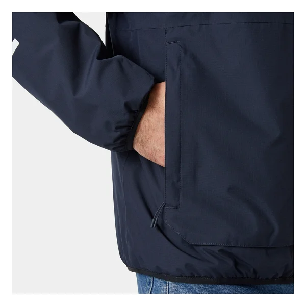 Helly Hansen Ervik Insulated Rain HHA.53983-597 Kapüşonlu Lacivert Erkek Yağmurluk - Görsel 5