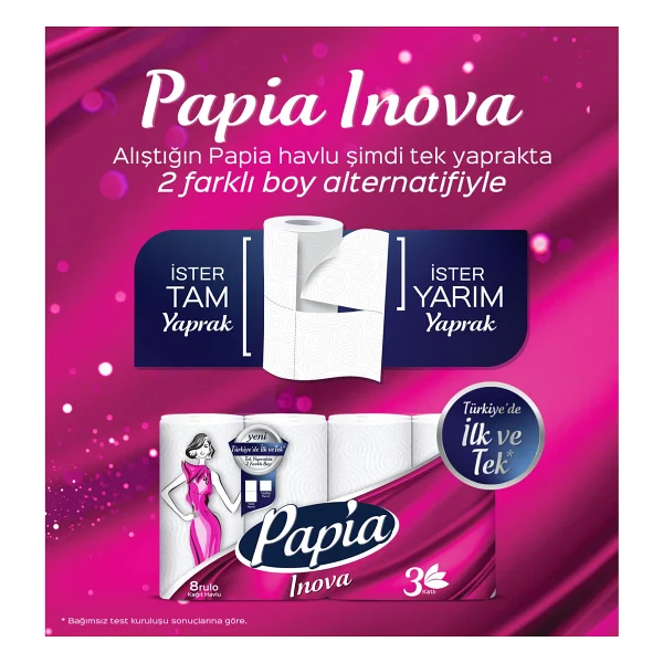 Papia Inova 8'li Kağıt Havlu - Görsel 2