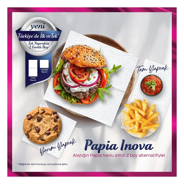 Papia Inova 8'li Kağıt Havlu - Görsel 3