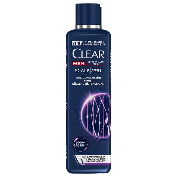Clear Men Scalp Pro 300 Ml Saç Dökülmesine Karşı Şampuan - Görsel 2