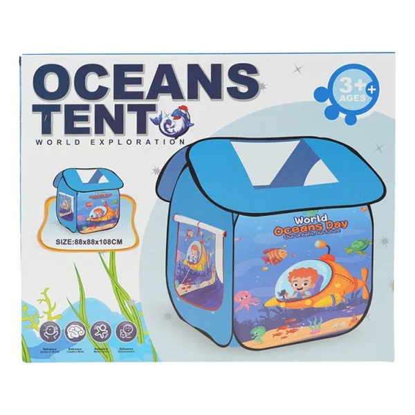 Katlanabilen Çocuk Çadırı World Oceans Day - Görsel 2