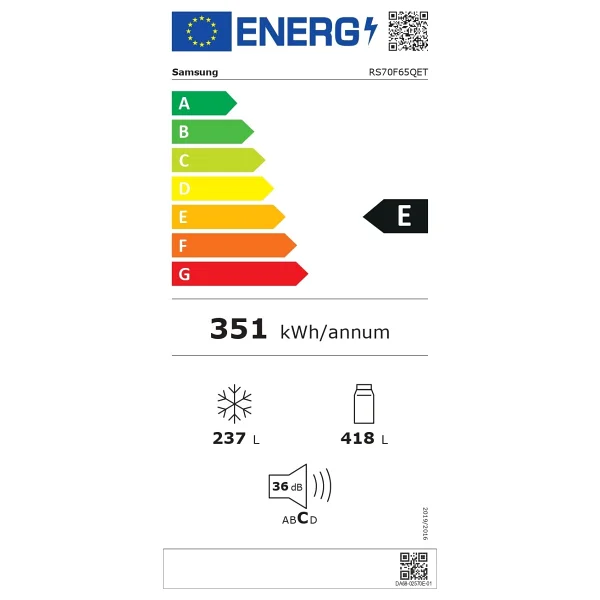 Samsung Rs70f65qet Gardırop Tipi Buzdolabı - Görsel 4