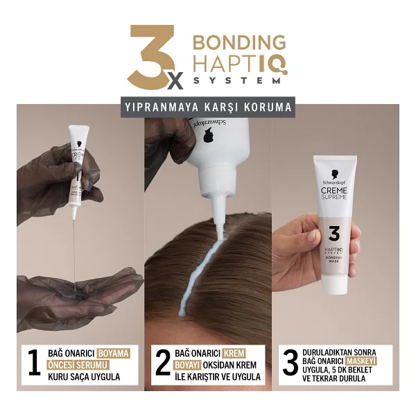 Schwarzkopf Creme Supreme 7.0 Kumral Saç Boyası - Görsel 5