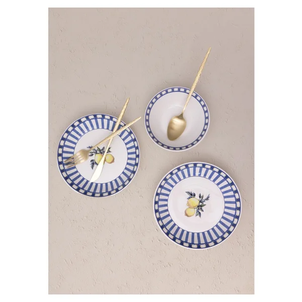 The Mia Odore Di Limone 6'lı 20 cm Yemek Tabağı - Görsel 3