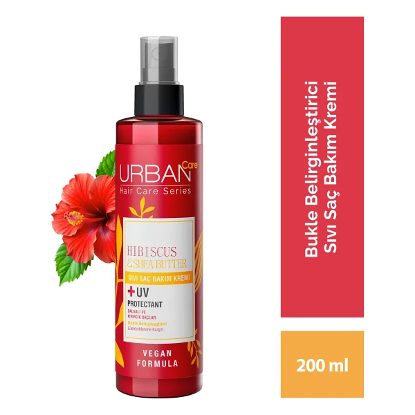 Urban Care Twisted Curls Hibiscus & Shea Butter 200 Ml Sıvı Saç Kremi - Görsel 4