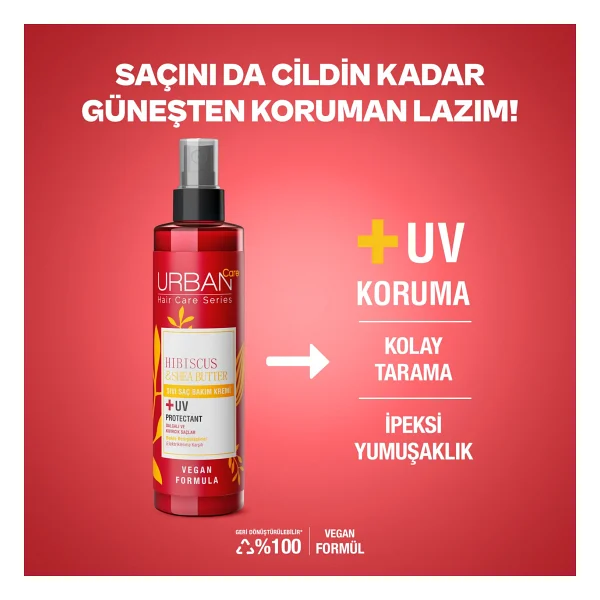 Urban Care Twisted Curls Hibiscus & Shea Butter 200 Ml Sıvı Saç Kremi - Görsel 4