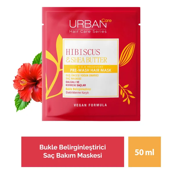 Urban Care Twisted Curls Hibiscus Ve Shea Yağı Duş Öncesi Sos Onarıcı Saç Bakım Maskesi 50 Ml - Görsel 10