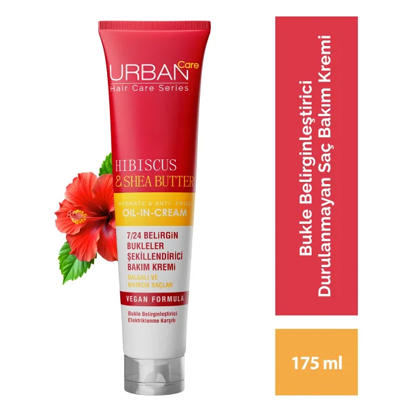 Urban Care Twisted Curls Hibiscus & Shea Butter 175 Ml Durulanmayan Saç Kremi - Görsel 3
