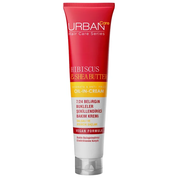 Urban Care Twisted Curls Hibiscus & Shea Butter 175 Ml Durulanmayan Saç Kremi - Görsel 4