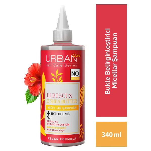 Urban Care Twisted Curls Hibiscus & Shea Butter 340 Ml Sülfatsız Şampuan - Görsel 7