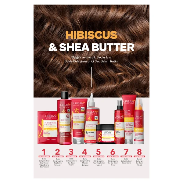 Urban Care Twisted Curls Hibiscus & Shea Butter 340 Ml Sülfatsız Şampuan - Görsel 4