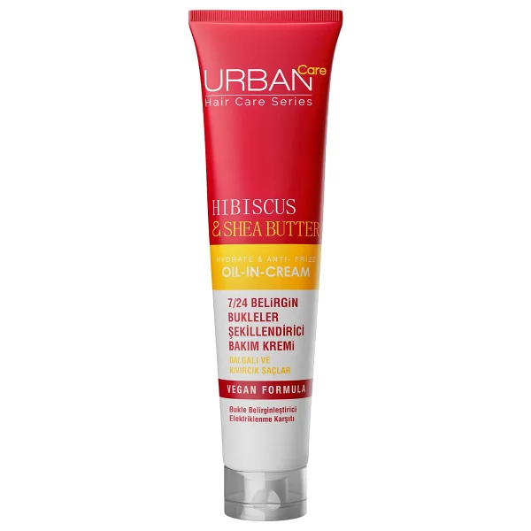 Urban Care Twisted Curls Hibiscus & Shea Butter 175 Ml 3 Adet Durulanmayan Saç Kremi - Görsel 3