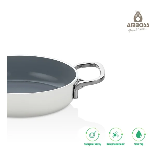 Amboss Sera Nova Beyaz 22 Cm Seramik Sahan - Görsel 3
