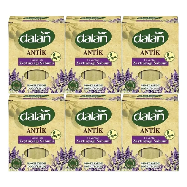 Dalan Antik Lavantalı Zeytinyağlı 6x150 Gr 6 Adet Sabun - Görsel 8