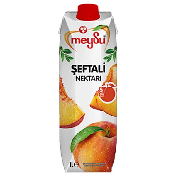 Meysu Meyve Nektarı 1 Lt X 4 Adet (Kayısı, Vişne, Şeftali, Karışık Meyve) - Görsel 4