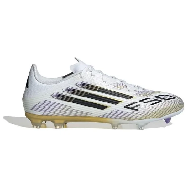 Adidas F50 League Fg/Mg Jı0005 Beyaz-Sarı Erkek Krampon - Görsel 6