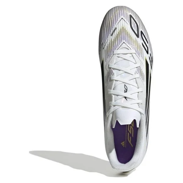 Adidas F50 League Fg/Mg Jı0005 Beyaz-Sarı Erkek Krampon - Görsel 7