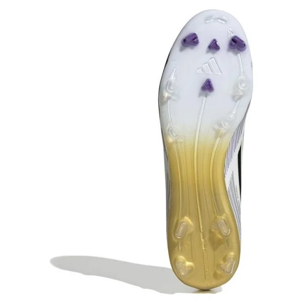 Adidas F50 League Fg/Mg Jı0005 Beyaz-Sarı Erkek Krampon - Görsel 8