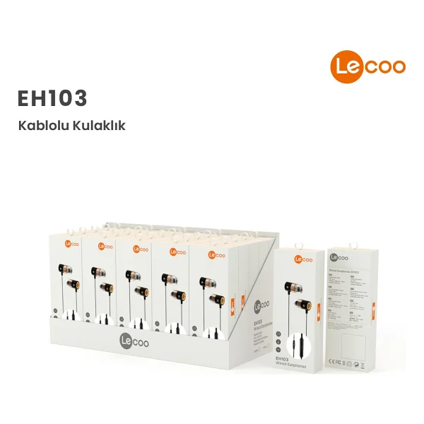 Lenovo Lecoo Eh103 Kablolu Kulak İçi Kulaklık - Görsel 8