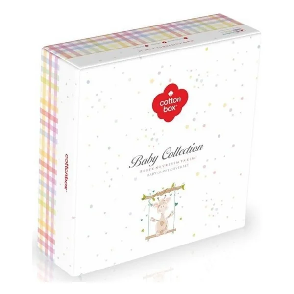 Cotton Box Cottonbox Bebek Nevresim Takımı Sky Mavi Desenli 100 X 150 Cm Antibakteriyel Özellikli - Görsel 2