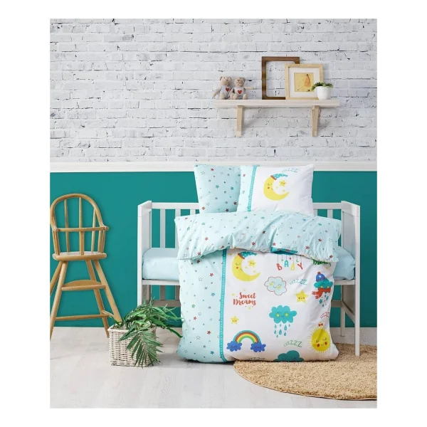 Cotton Box Tatlı Rüyalar Mint Bebek Nevresim Takımı - Görsel 3