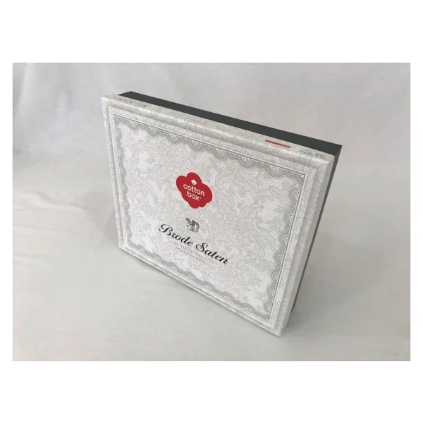 Cotton Box Luna 3d Nakışlı Saten Pudra Çift Kişilik Nevresim Takımı - Görsel 6
