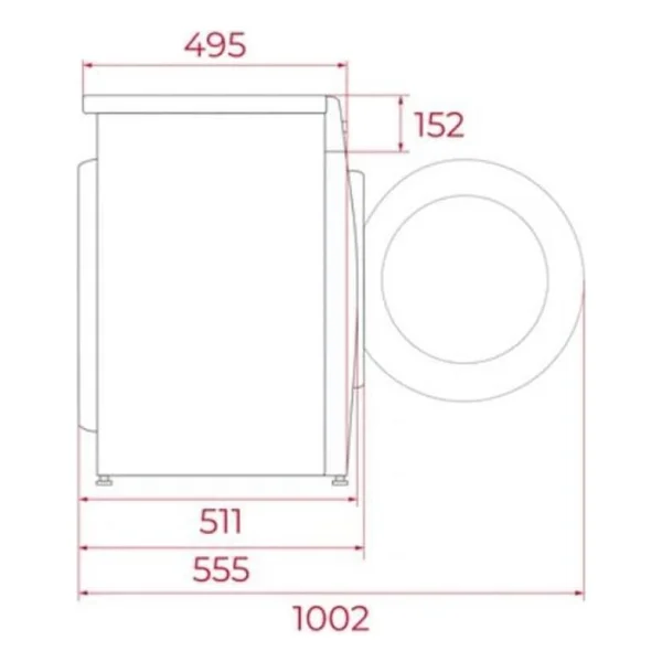 Teka Wmk 40940 Wh 9 Kg 1400 Devir Çamaşır Makinesi - Görsel 4