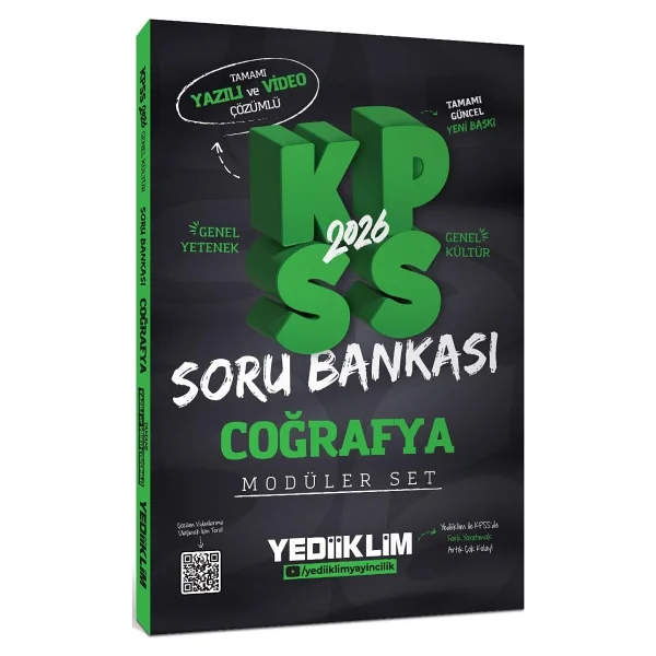 Yediiklim Yayınları 2026 Kpss Gy-Gk Tamamı Hem Yazılı Hem Video Çözümlü Modüler Set Soru Bankası (5 Kitap) - Görsel 6