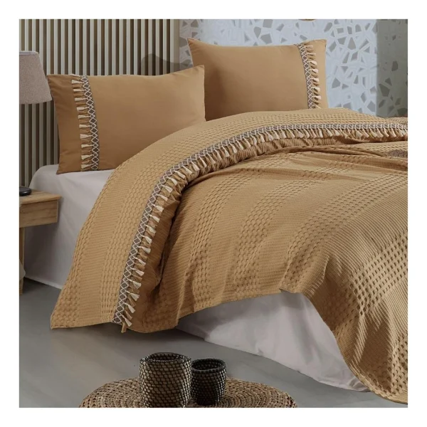 Clasy Bohamline Butik Çift Kişilik Pike Takımı - Görsel 2