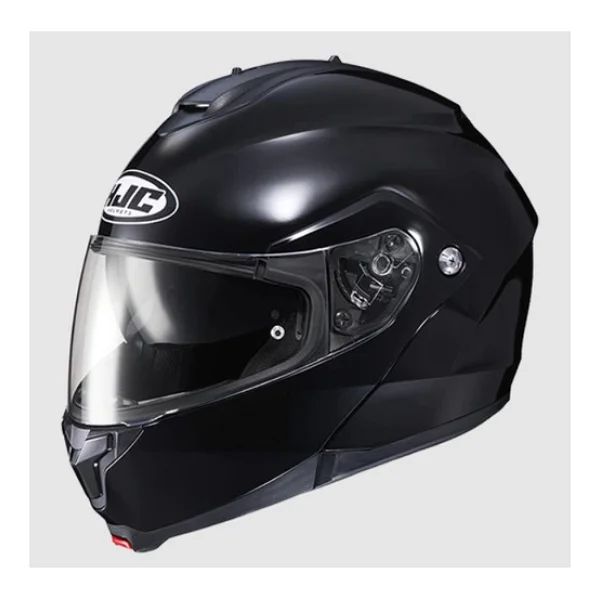 Hjc C91n Çene Açılır Metal Siyah Motor Kaskı - Görsel 2