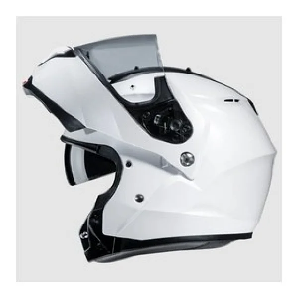 Hjc C91n Çene Açılır İnci Beyazı Motor Kaskı - Görsel 4
