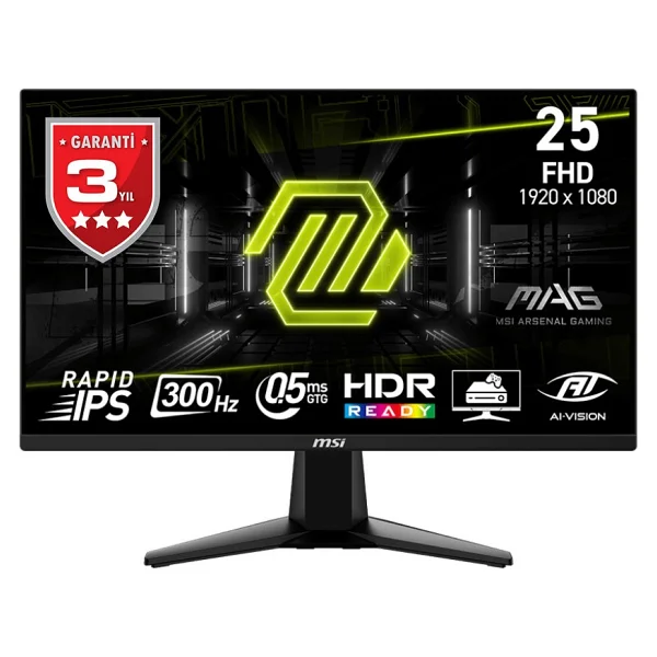 Msı Mag 255xf 24.5" 0.5 Ms Full HD Ips 300 Hz Oyuncu Monitörü - Görsel 6