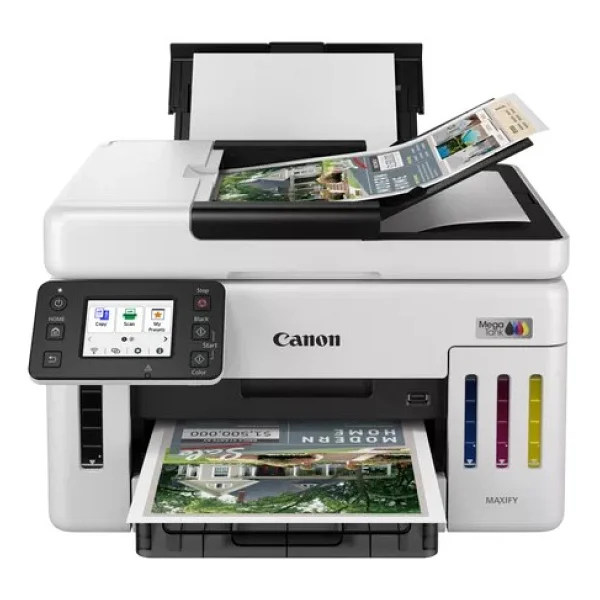 Canon Maxify Gx6140 Wi-Fi + Tarayıcı + Fotokopi Renkli Çok Fonksiyonlu Tanklı Mürekkep Püskürtmeli Yazıcı - Görsel 3