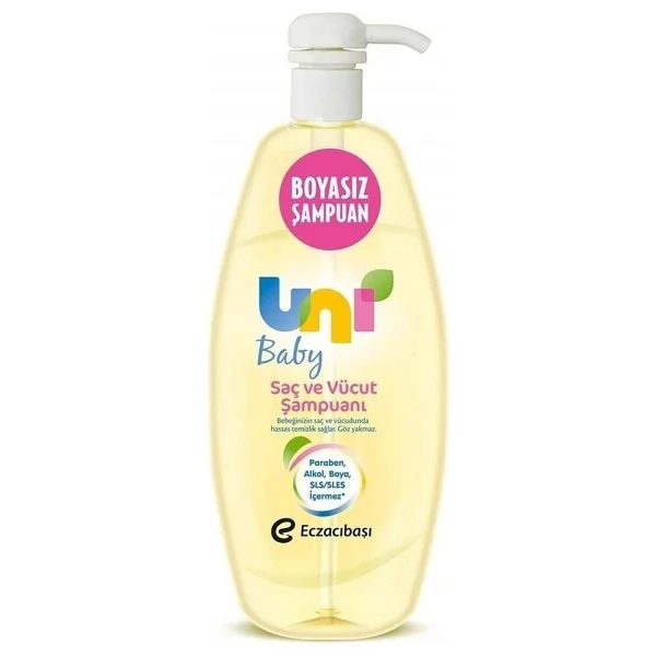 Uni Baby Saç Ve Vücut Şampuanı 500 Ml - Görsel 4