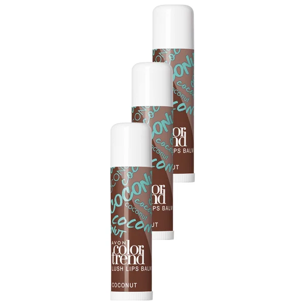 Avon Color Trend Lush Coconut 3 Adet Dudak Balmı - Görsel 2