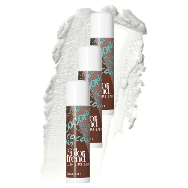 Avon Color Trend Lush Coconut 3 Adet Dudak Balmı - Görsel 3