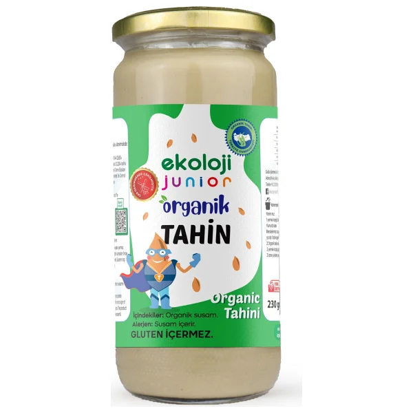 Ekoloji Market Organik Bebek Glutensiz Çiğ Tahin 230 Gr 0-6 Ay İçin Tahıllı Besin - Hediyesiz - Görsel 4