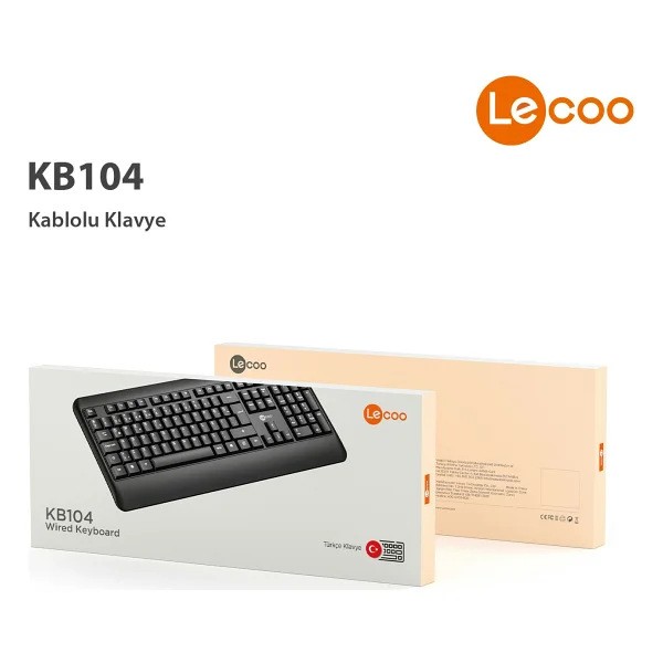 Lenovo Lecoo KB104 Q Kablolu Klavye - Görsel 7