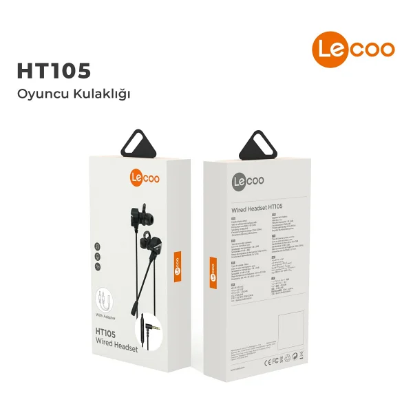 Lenovo Lecoo Ht105 Kablolu Kulak İçi Kulaklık - Görsel 8