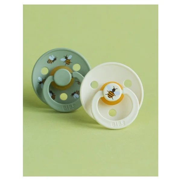 Bibs Studio Colour Bumblebee Friends 18 Ay+ Kauçuk Emzik - Görsel 5
