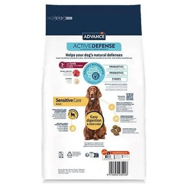 Advance Sensitive Kuzu Etli 12 Kg Yetişkin Köpek Maması - Görsel 2