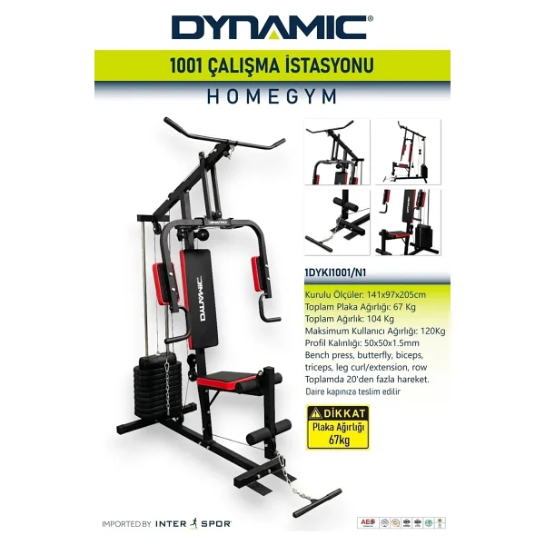 Dynamic 1001 Ev Tipi Tek Kişilik Çalışma İstasyonu - Görsel 3